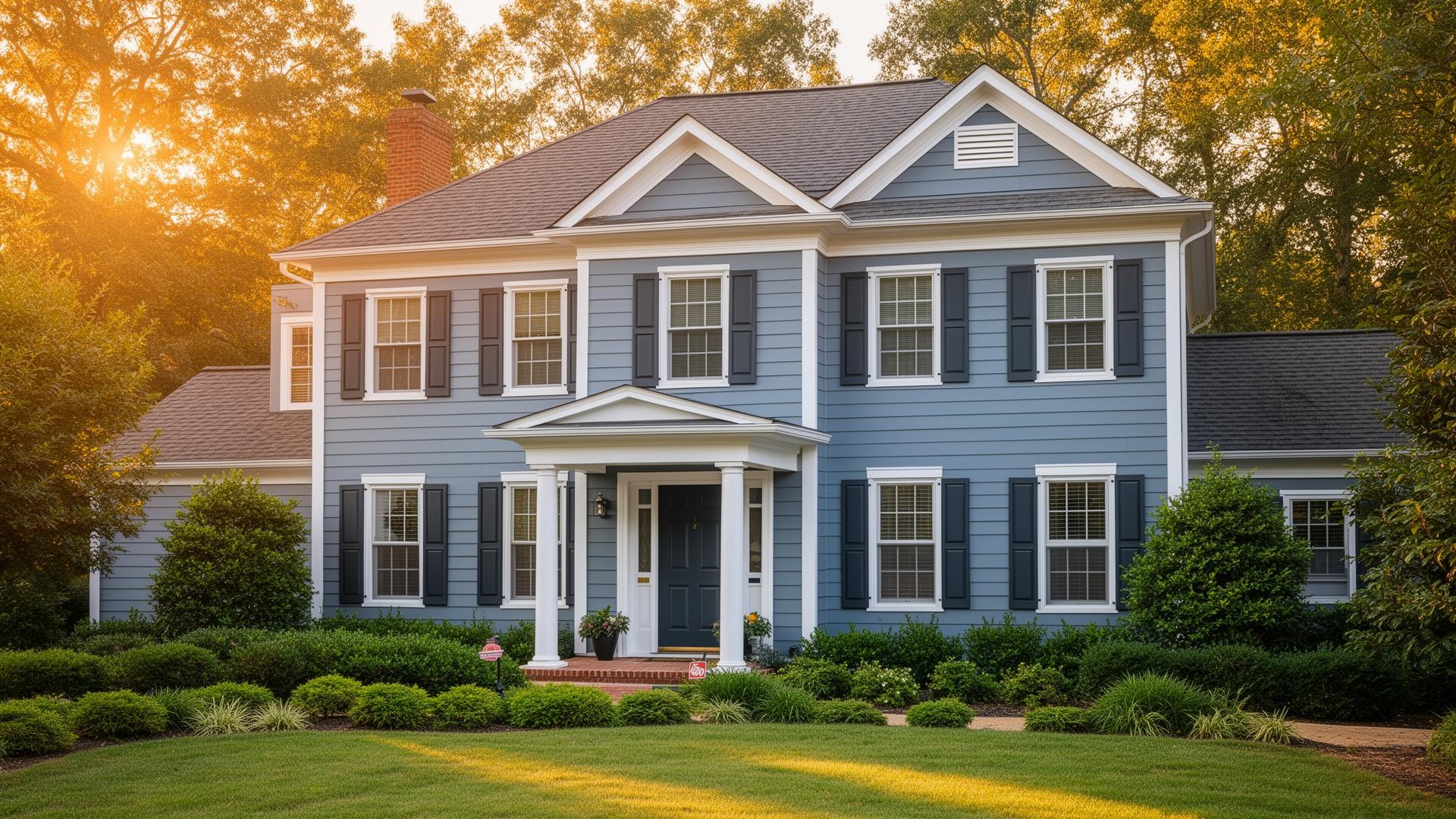 Beautifully painted home by Hostetter and Son Pro Painting